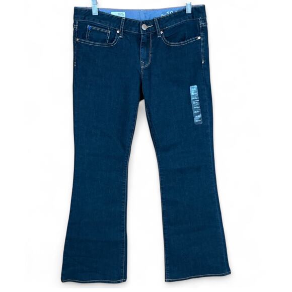 Gap 1969 Women’s Curvy Bootcut Jeans Size 28/6A Stretch Mid Rise Dark Wash NWOT - Picture 1 of 11